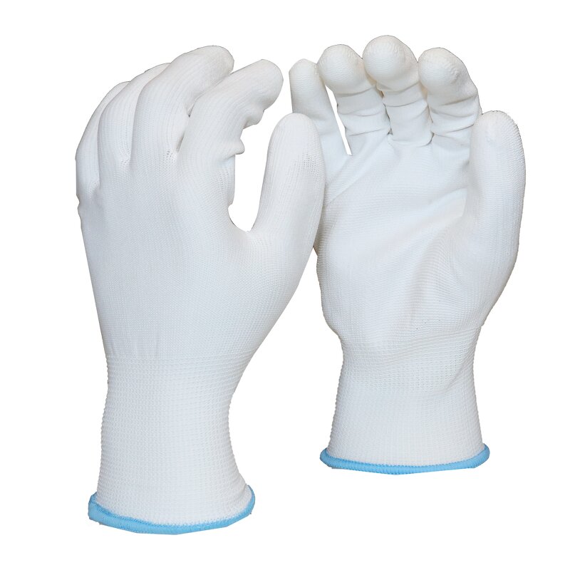Gardening Gloves Manufacturer - PU Coated 13G Polyester Nylon Work Gloves