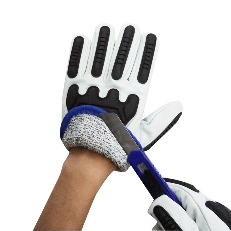 Welding Gloves Manufacturer - Cut Level 5 Leather Anti-Impact Protective