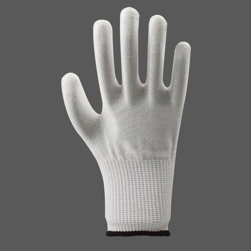 Work Gloves Manufacturer - OEM Custom White PU Coated HPPE Gloves