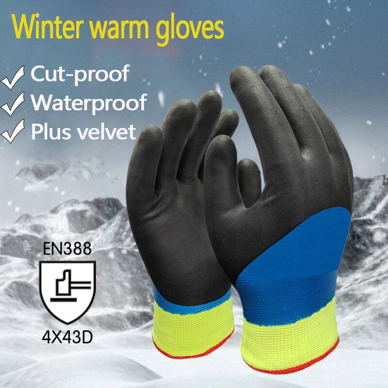 Freezer Gloves Manufacturer - ANSI A4 Cut-Resistant Waterproof Cold Weather