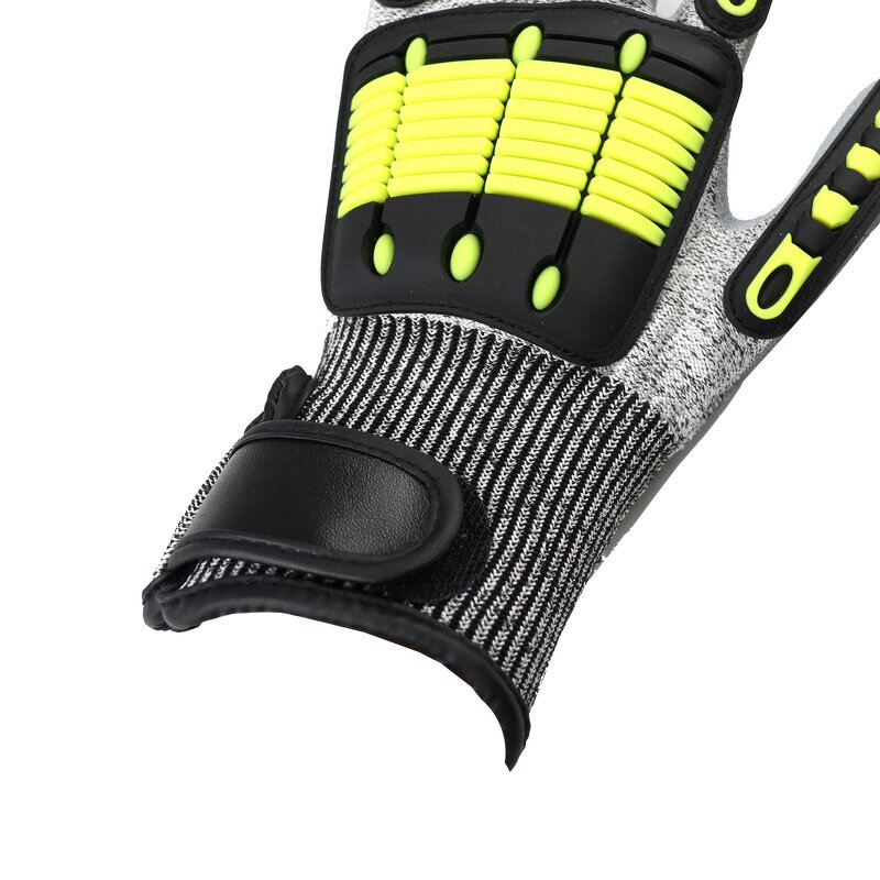 Oilfield Gloves Manufacturer - Anti-Slip Nitrile HPPE Knuckle Cut Resistant