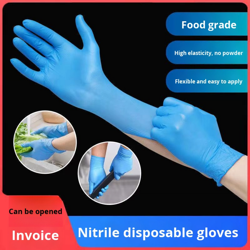 Examination Gloves Manufacturer - Blue Black Nitrile Powder Free Gloves