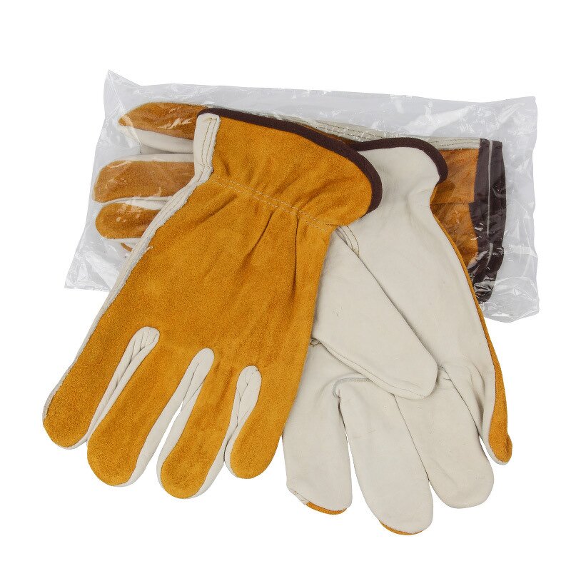 Leather Gloves Manufacturer - Men's Heavy Duty Cowhide Anti-Cut Welder Gloves