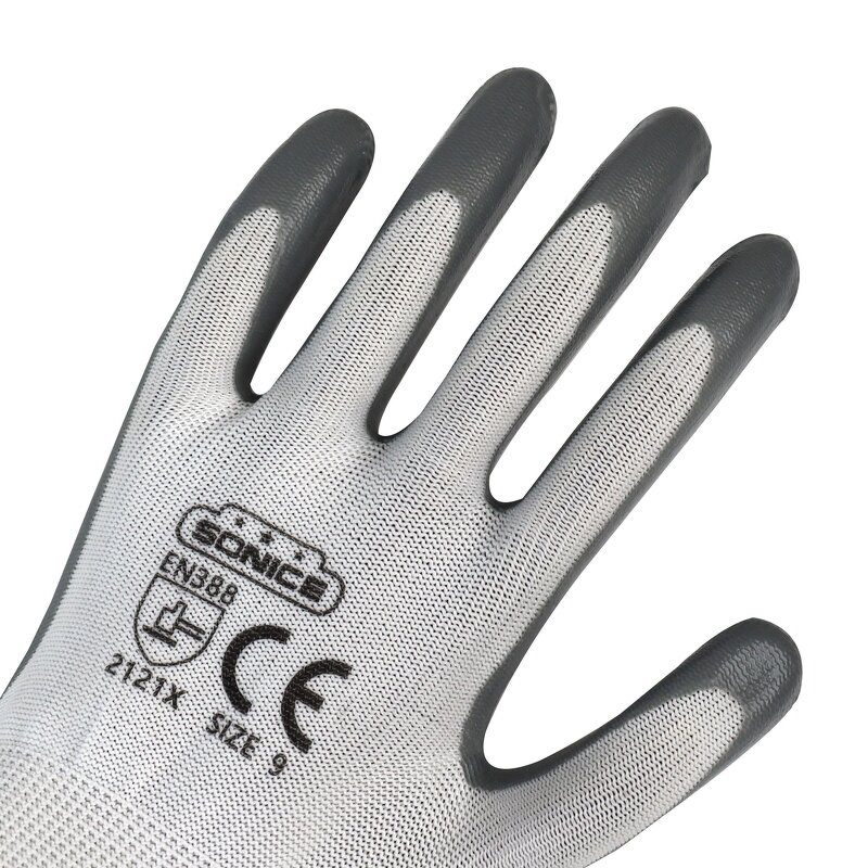 Industrial Gloves Manufacturer - Custom EN388 13G Nitrile Anti-Static Gloves