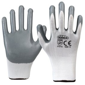 Industrial Gloves Manufacturer - Custom EN388 13G Nitrile Anti-Static Gloves