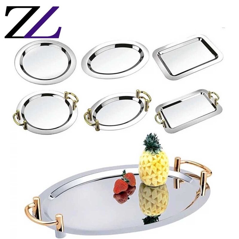 Dinnerware Set Factory - Hotel Banquet Stainless Steel Wedding Plates