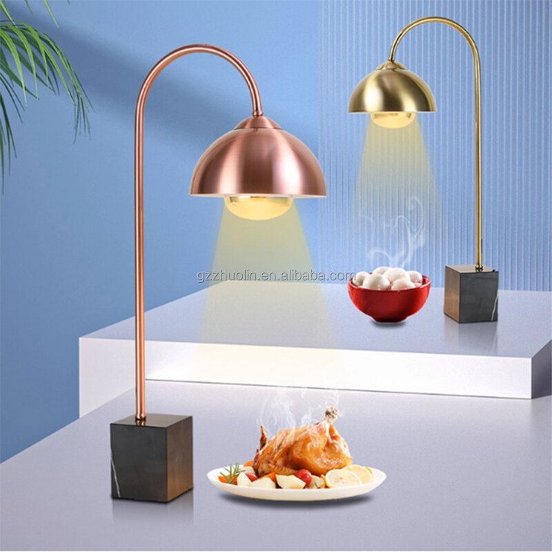Food Warmer Lamp Manufacturer - Electric Copper Gold Brass Heat Lamp