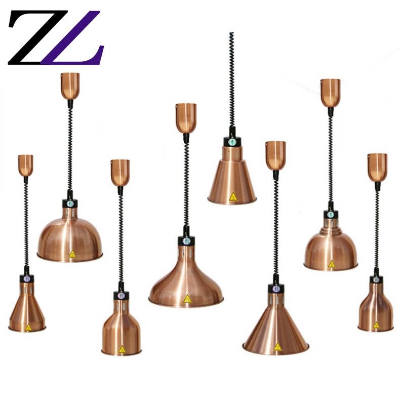 Infrared Heat Lamp Supplier - Hammered Stainless Steel Adjustable 250W