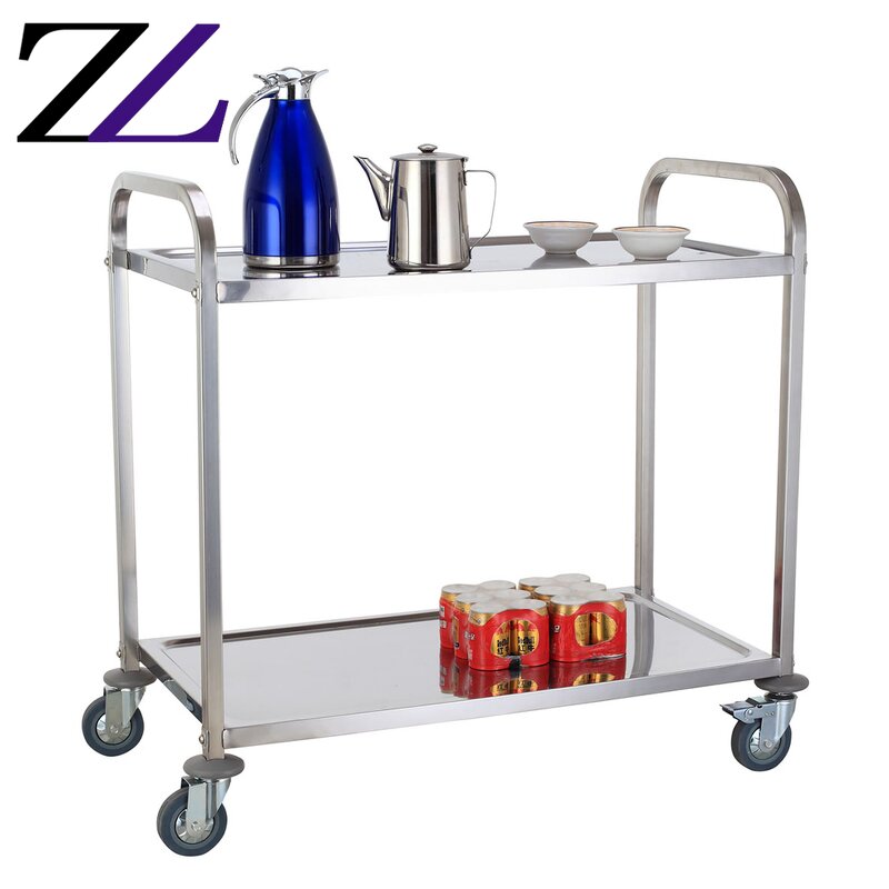 Food Warmer Trolley Manufacturer - LED Chafing Dish Banquet Serving Cart