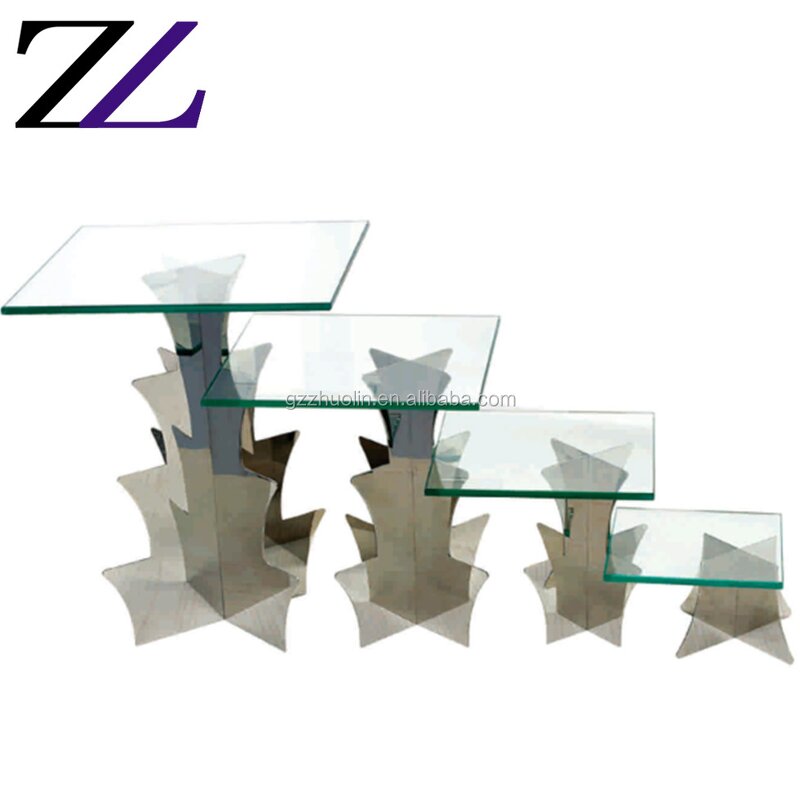 Buffet Display Stand Supplier - Stainless Steel Combined Cupcake Stand