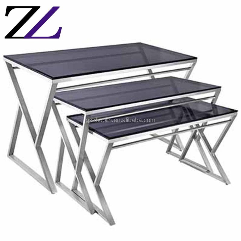 Buffet Table Supplier - Square Steel Stent Wine Table with Light