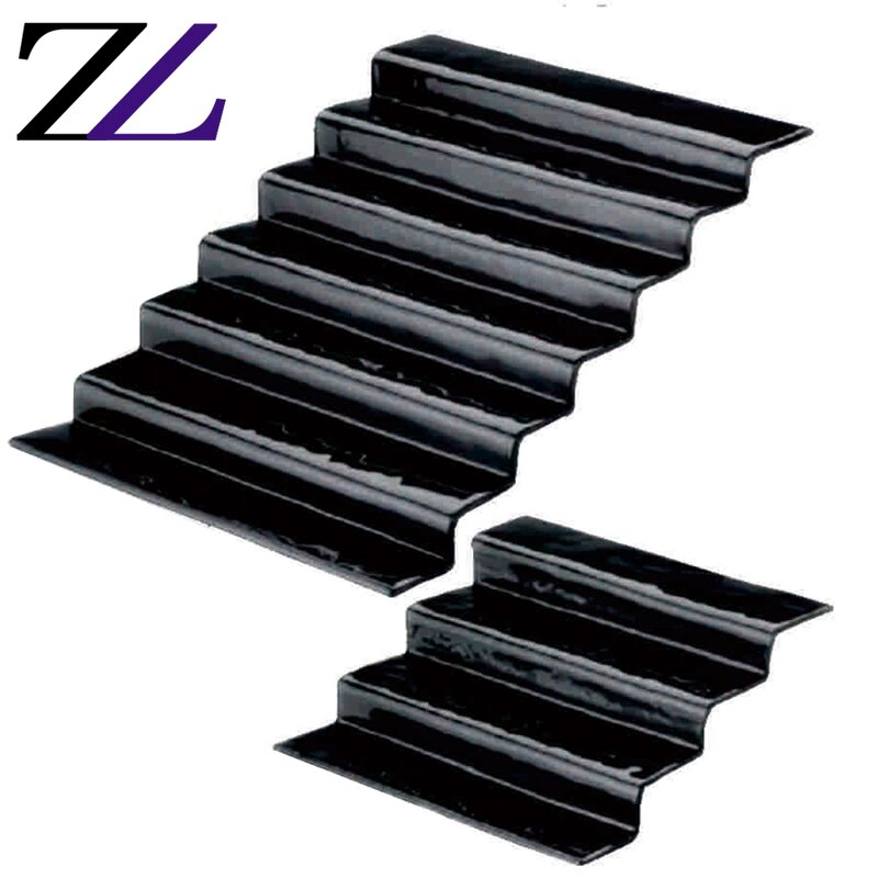 Buffet Display Stand Factory - Steel Elevation Riser Glass Platters Set