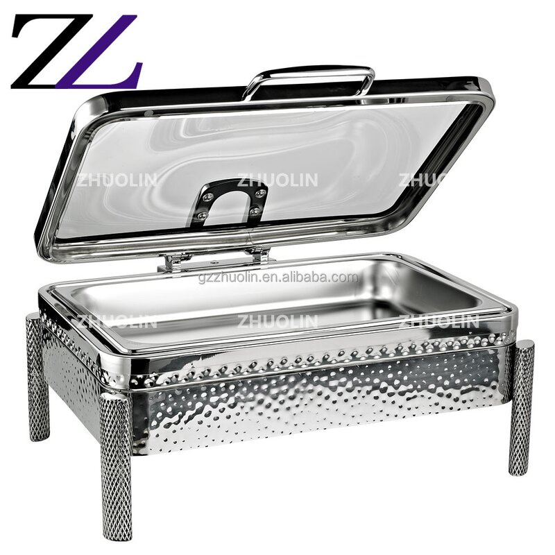 Chafing Dish Manufacturer - Round Royal Gold Modern Restaurant Set