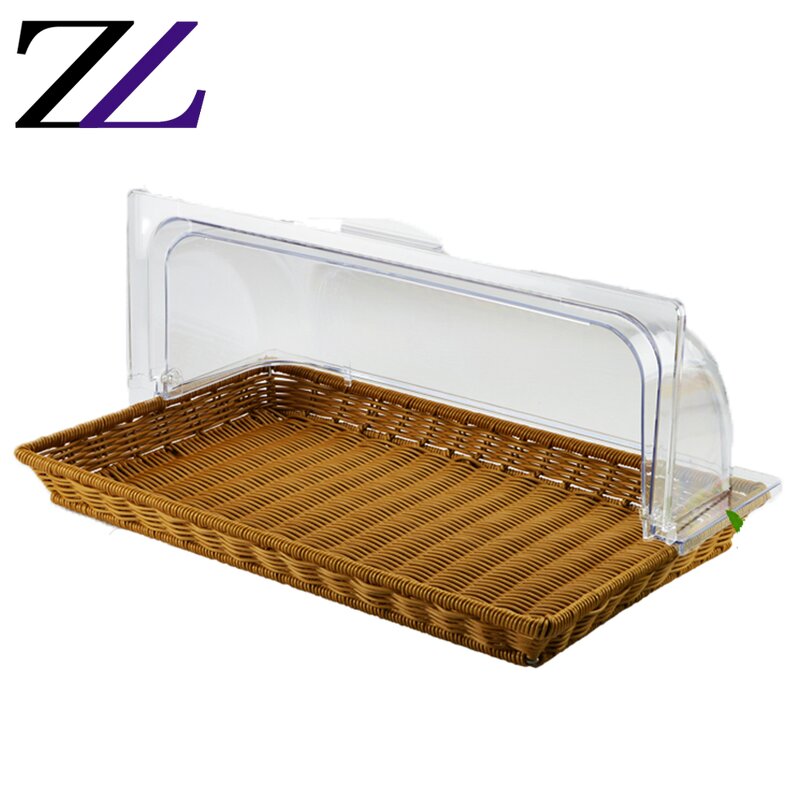 Food Display Basket Supplier - 3 Layer Dessert Rising Bread Basket