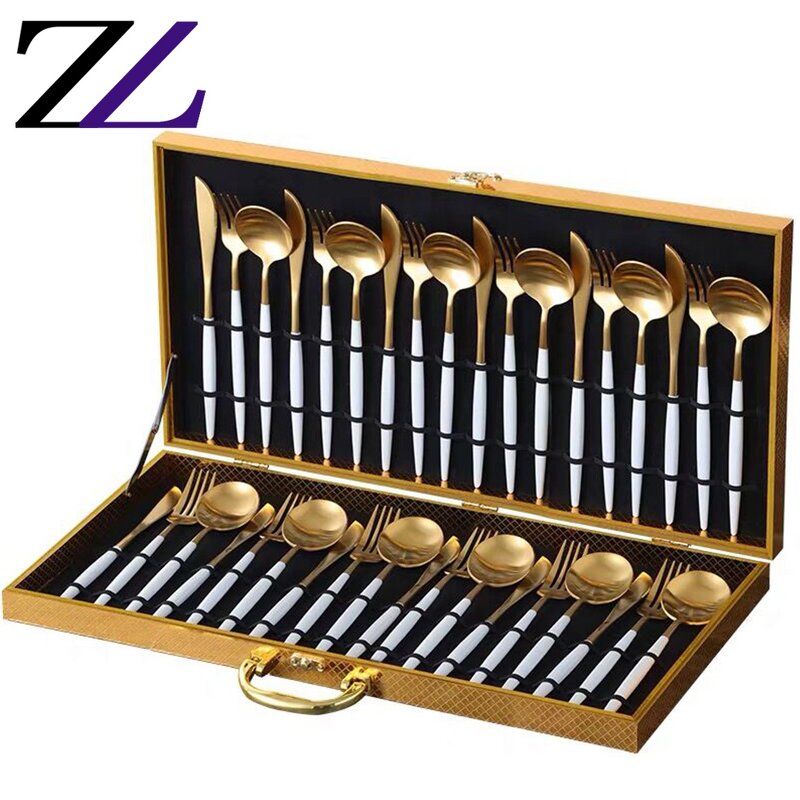 Flatware Set Manufacturer - Luxury Gold Stainless Steel Personalized