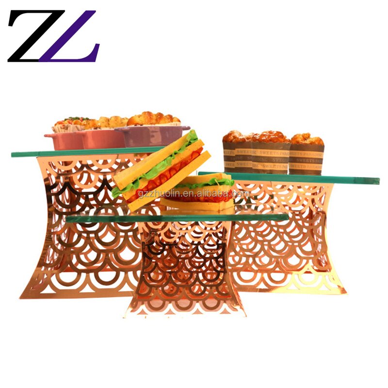 Cake Stand Factory - Copper Metal Birdcage Hanger Wedding Gold