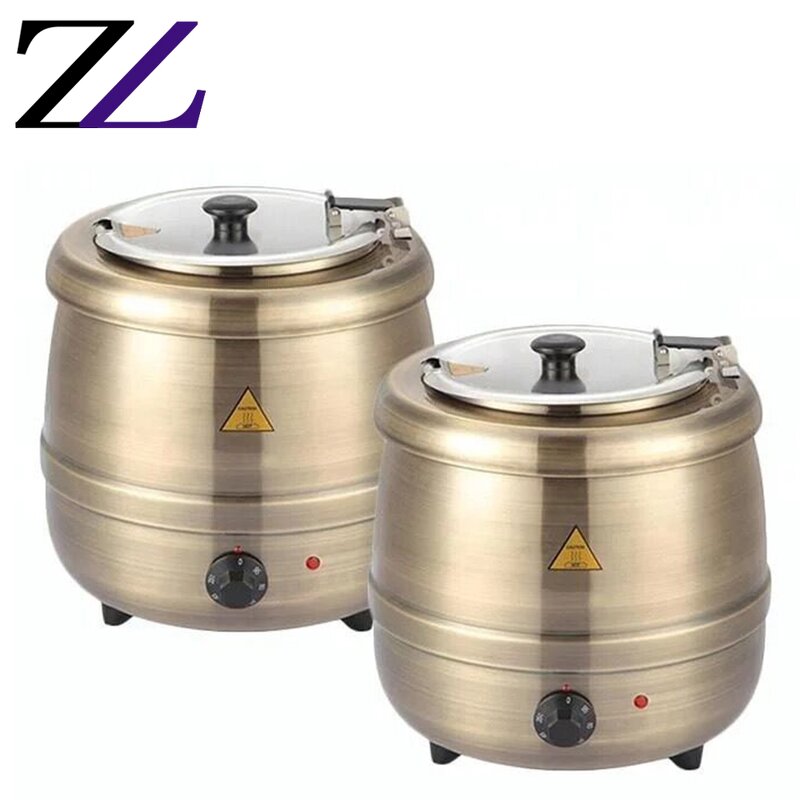 Soup Warmer Pot Supplier - Electric Insulated Rose Gold Hot Pot