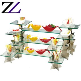 Buffet Display Stand Supplier - Stainless Steel Combined Cupcake Stand