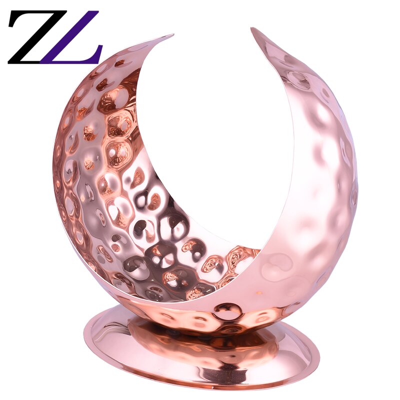 Fruit Bowl Factory - Kuwait Arabic Luxury Hammered Bowl with Stand