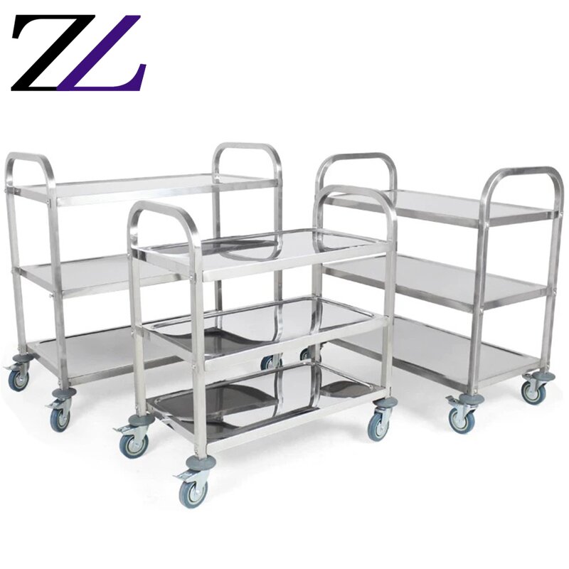 Food Trolley Supplier - Gold Liquor Wine Tea Water Bottle Service Cart