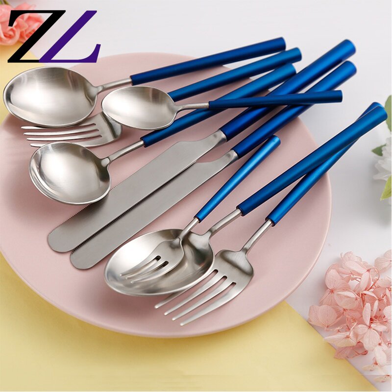 Flatware Set Factory - 24pcs Gold Plated Stainless Steel Cutlery