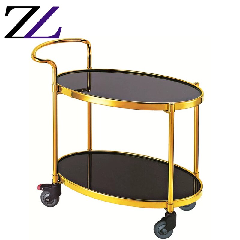 Food Transport Cart Factory - Stainless Steel 3 Tier Hot Service Trolley