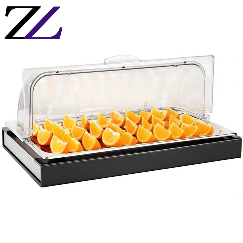 Buffet Display Case Factory - Oblong Acrylic Cover Salad Cold Food