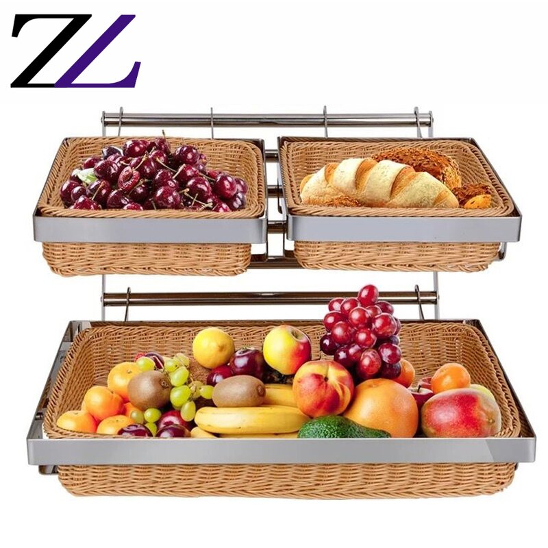 Bread Basket Holder Factory - Ratta Fermentation Snack Basket with Cover