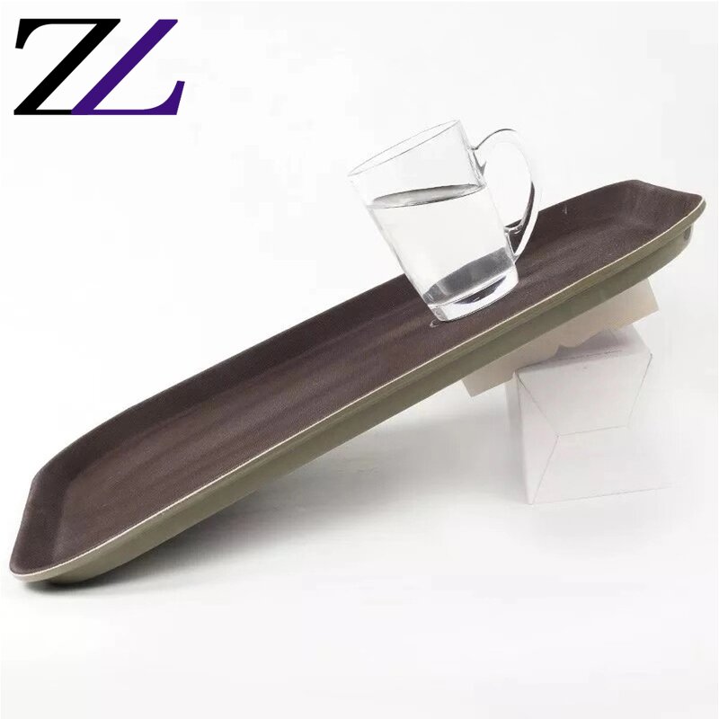 Serving Tray Manufacturer - Non-slip Oval Rectangular Plastic Arab Tray