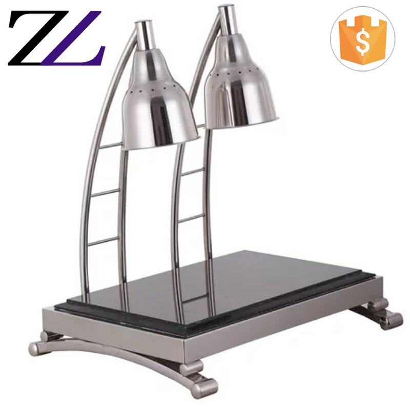 Buffet Lamp Supplier - 2 Tank Luxury Marble Gold Table Base Light