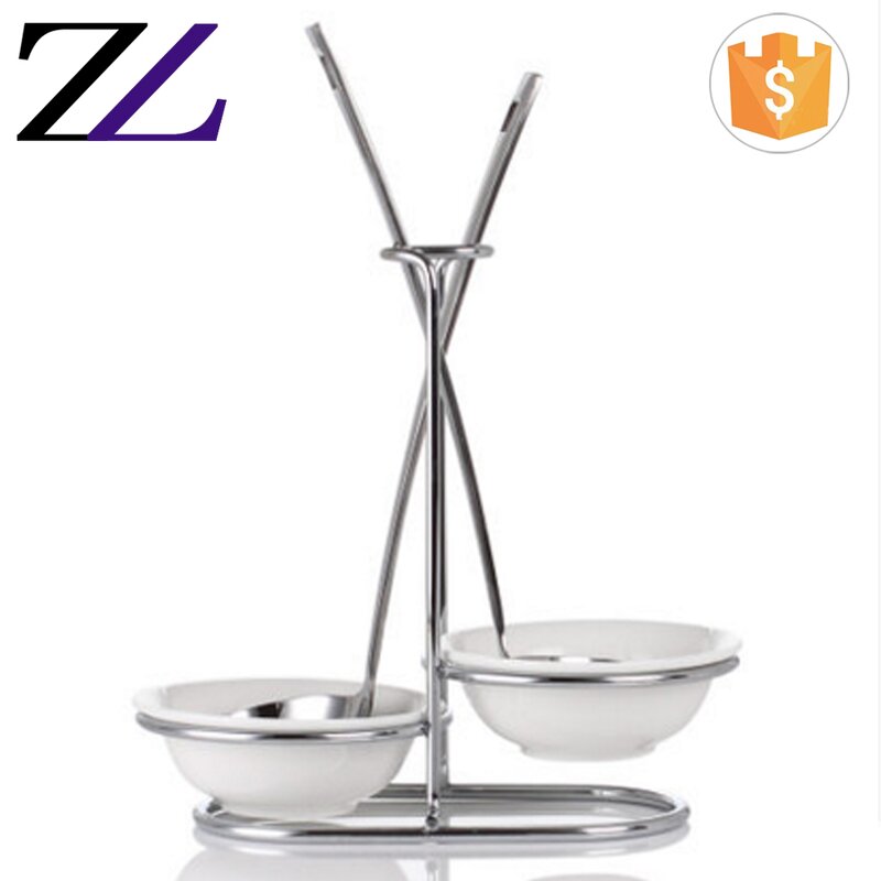 Soup Warmer Station Supplier - Porcelain Buffet Serving Set Stainless Steel
