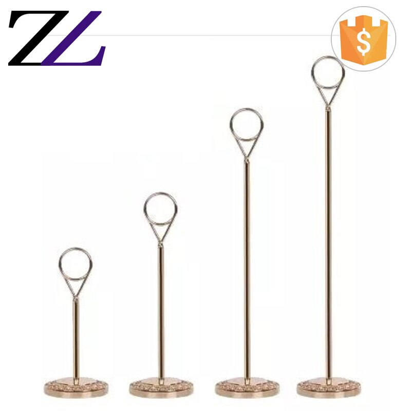 Table Number Holder Manufacturer - Stainless Steel Metal Menu Stand