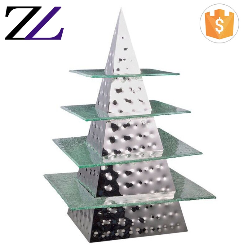 Buffet Food Display Stand Supplier - Luxury Gold Shelf Dessert Buffet