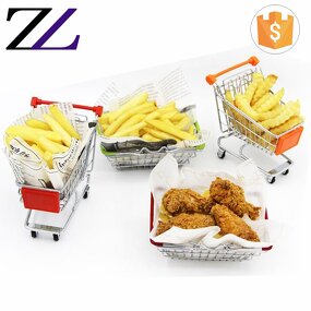 Fry Basket Supplier - Air Fryer Fast Food Serving Strainer Basket