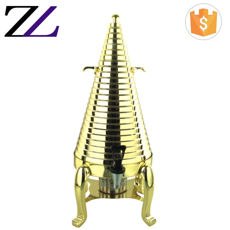 Hot Beverage Dispenser Manufacturer - Tower Gold Metal Stainless Steel