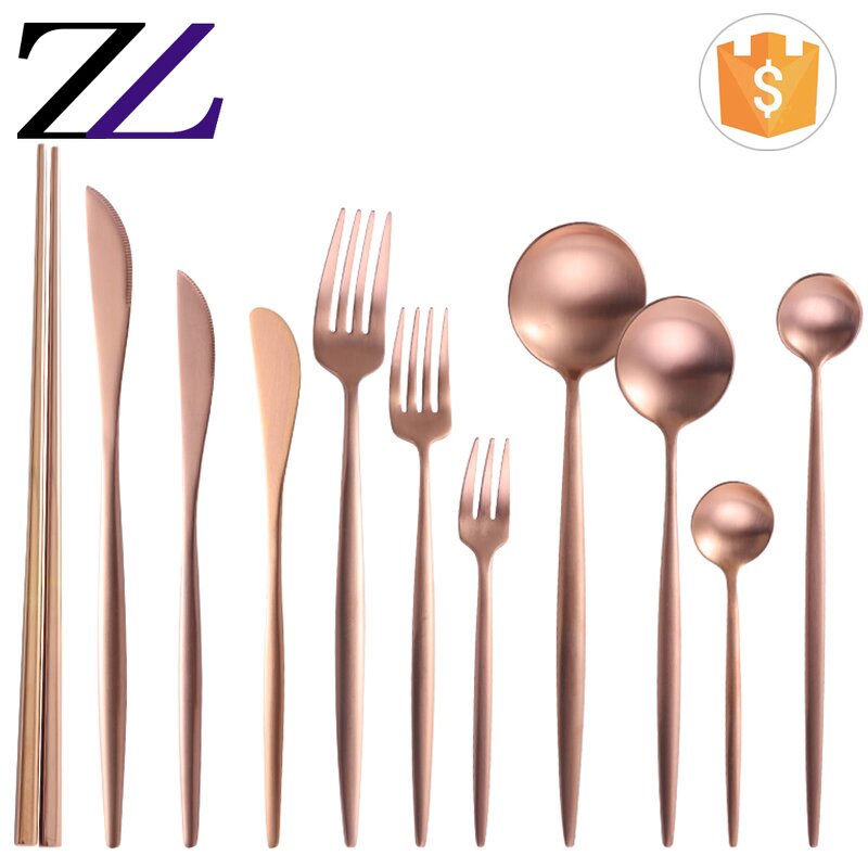 Flatware Manufacturer - Modern Stainless Steel Rose Gold Copper