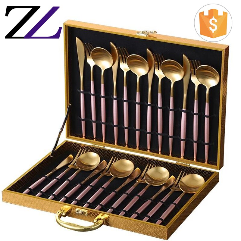 Flatware Set Manufacturer - Luxury Gold Stainless Steel Personalized