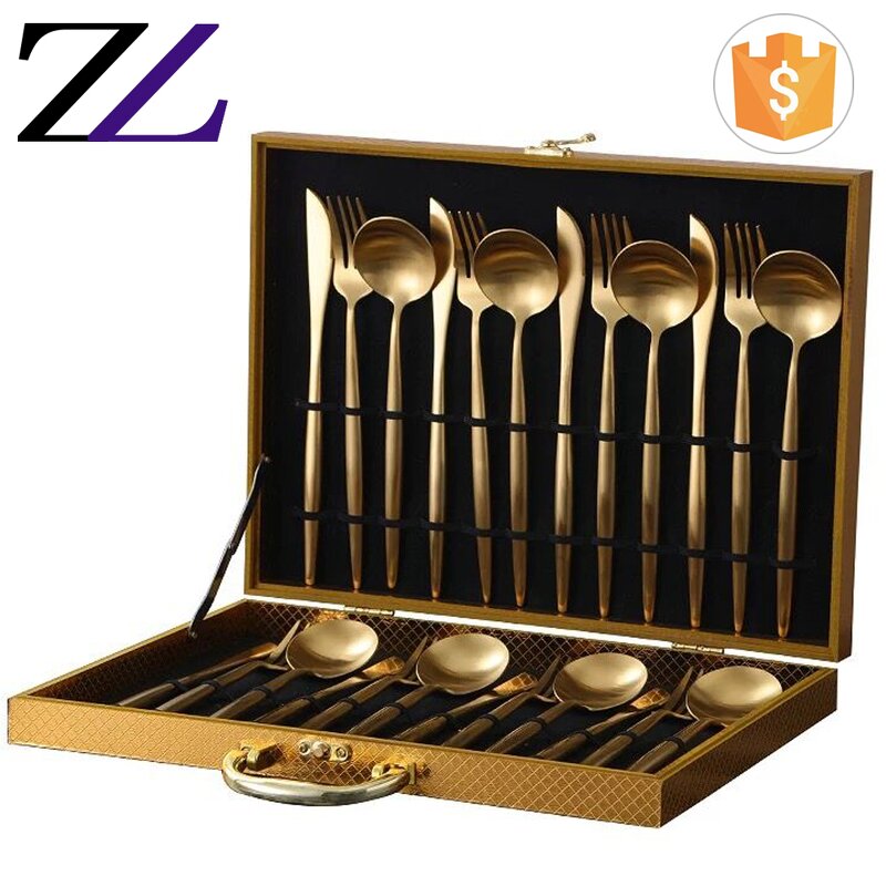 Flatware Set Manufacturer - Luxury Gold Stainless Steel Personalized