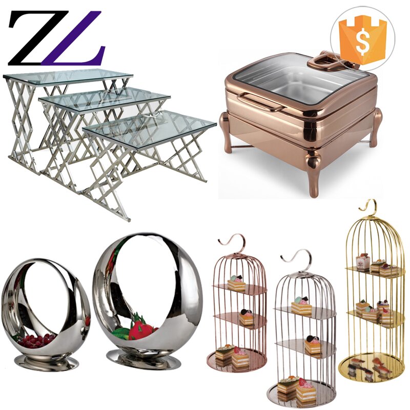 Wooden Buffet Riser Supplier - Pyramid Eiffel Tower Hotel Banquet