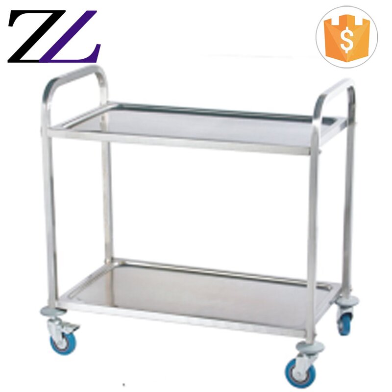 Serving Cart Factory - 4 Tier Stainless Steel Aircraft Buffet Cart