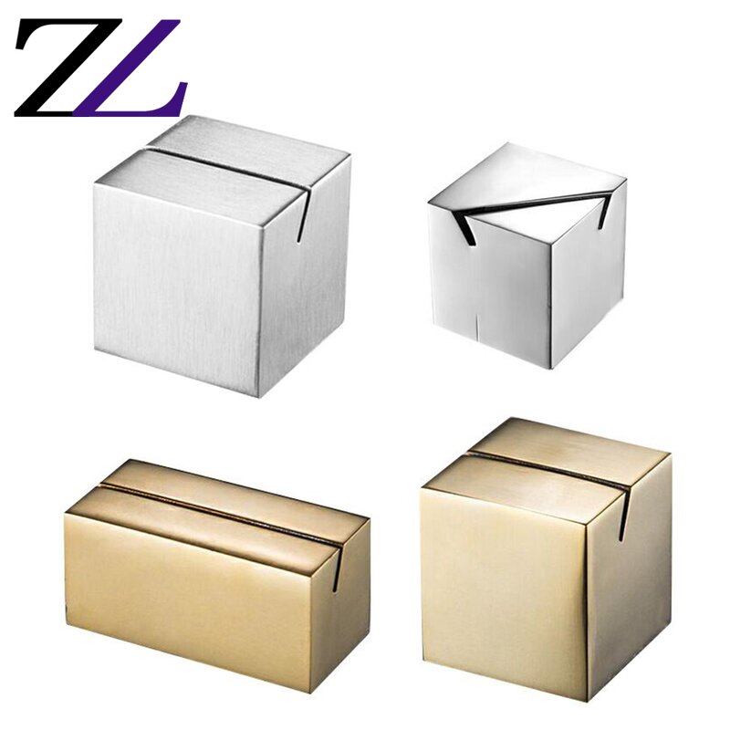 Table Number Stand Manufacturer - U Shape Brass Gold Stainless Steel