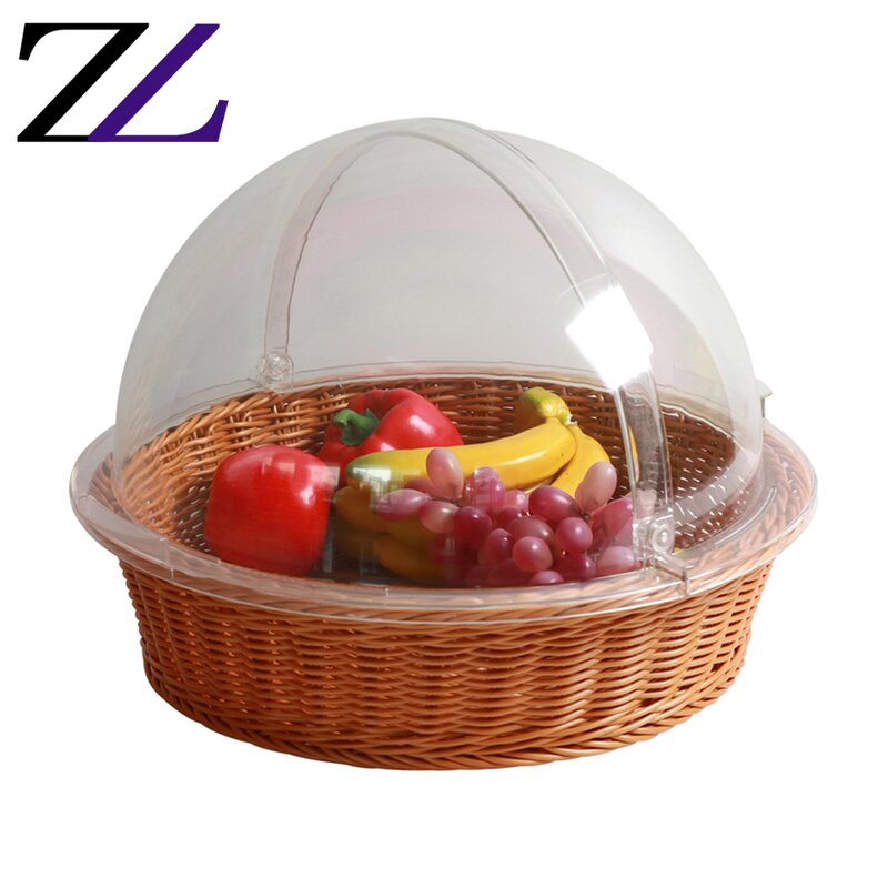 Food Display Basket Supplier - 3 Layer Dessert Rising Bread Basket