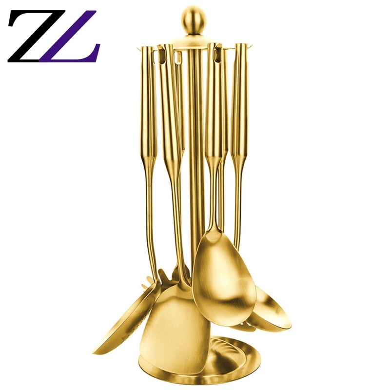 Buffet Serving Utensil Supplier - Single Big Steel Serving Spoon Holder