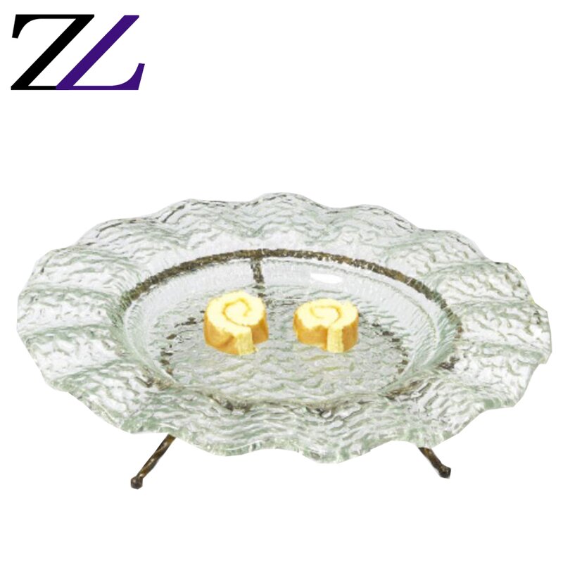 Table Plates Set Factory - Tempered Glass Modern Dining Tableware Set