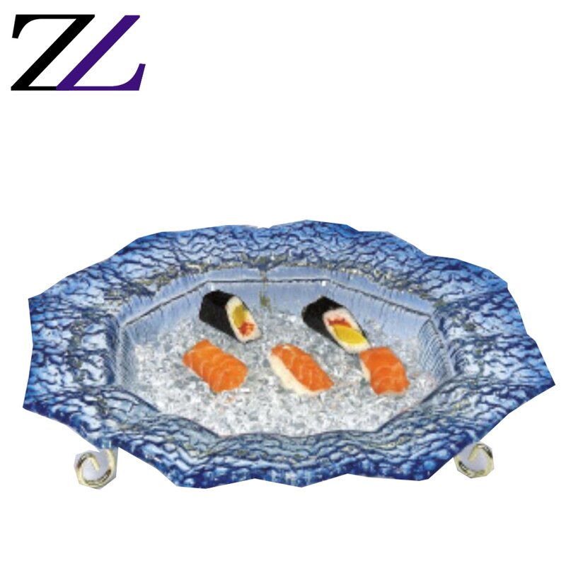 Table Plates Set Factory - Tempered Glass Modern Dining Tableware Set