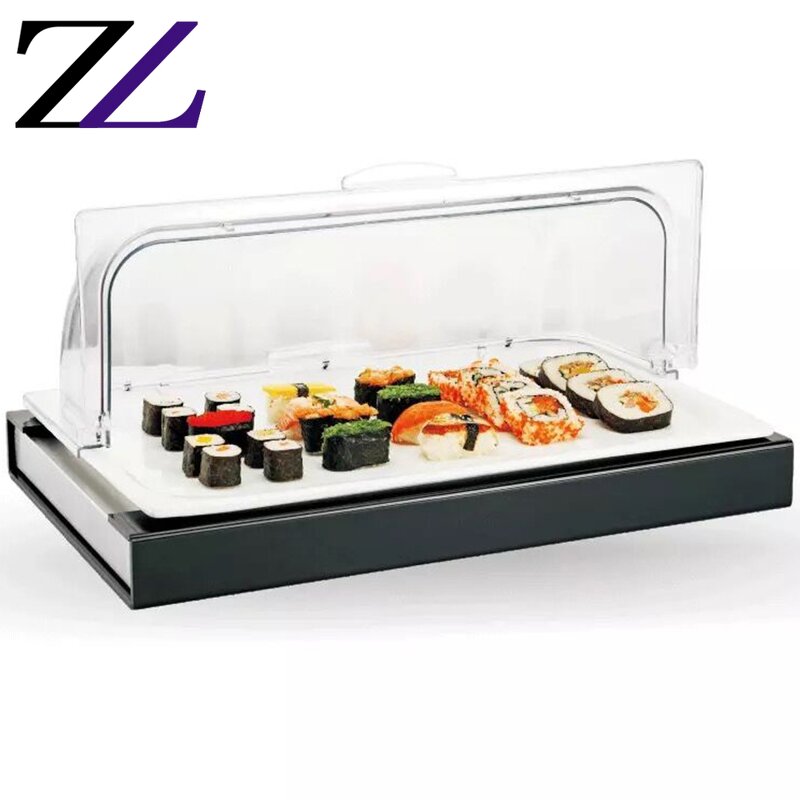 Buffet Display Case Factory - Oblong Acrylic Cover Salad Cold Food
