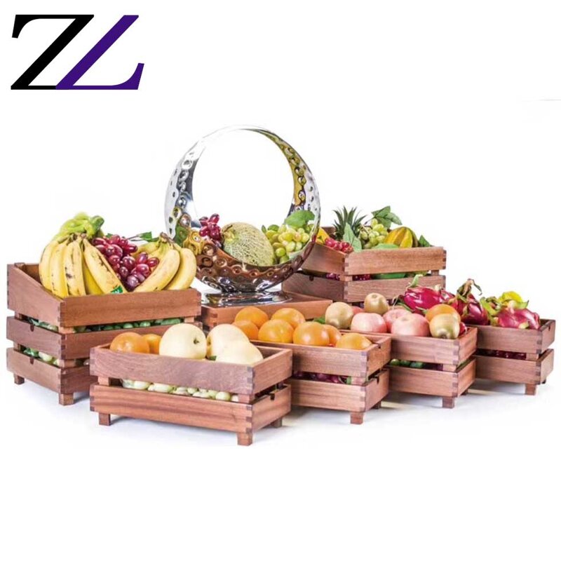 Wooden Buffet Stand Factory - Saudi Arabic 3 Tier Cake Buffet Raiser