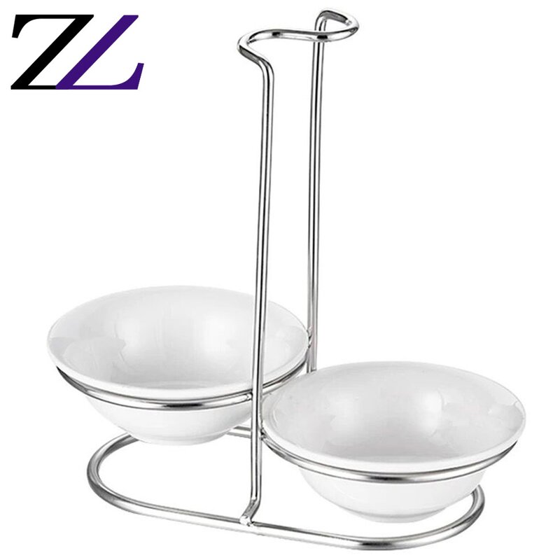 Buffet Serving Utensil Supplier - Single Big Steel Serving Spoon Holder