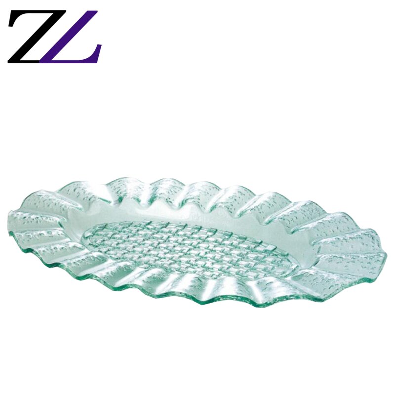 Table Plates Set Factory - Tempered Glass Modern Dining Tableware Set