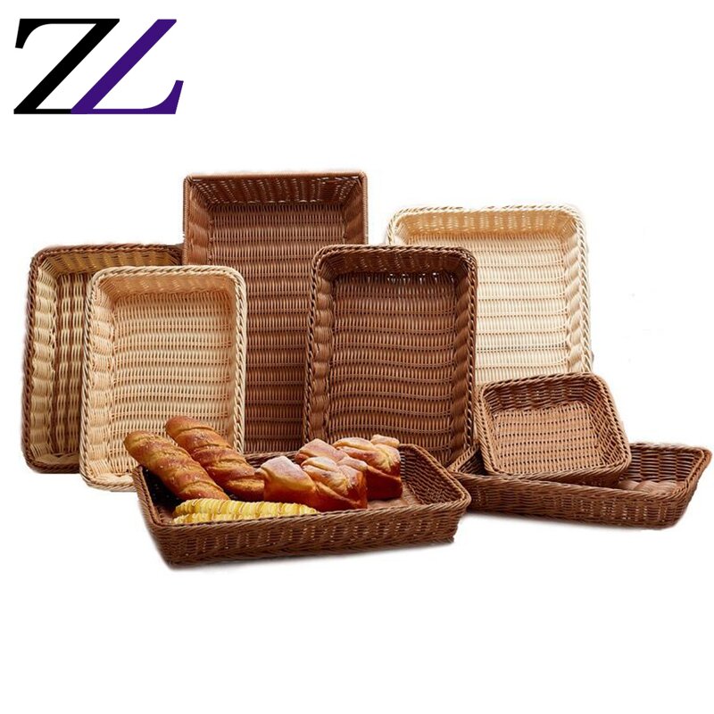 Food Display Basket Supplier - 3 Layer Dessert Rising Bread Basket